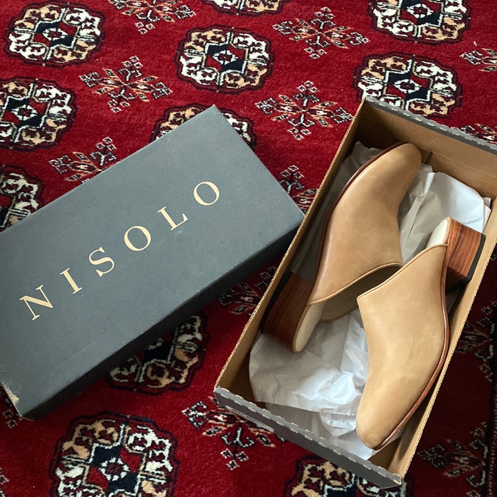 Nisolo Mariella Mule - Sand / 7.5